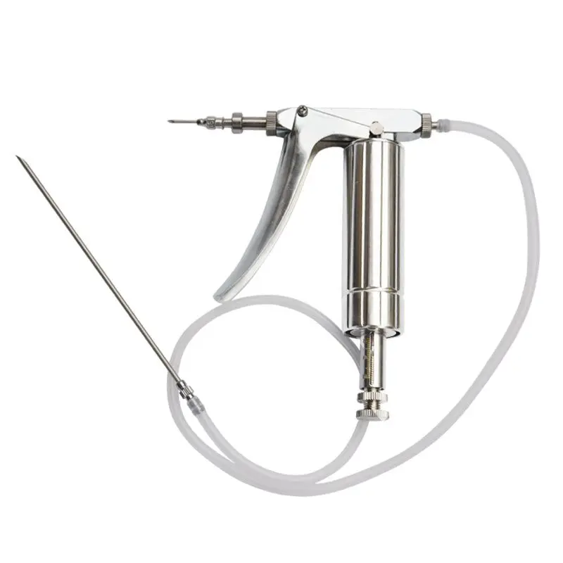 Veterinary Syringe Gun - Jeringa de vacuna de acero inoxidable,
