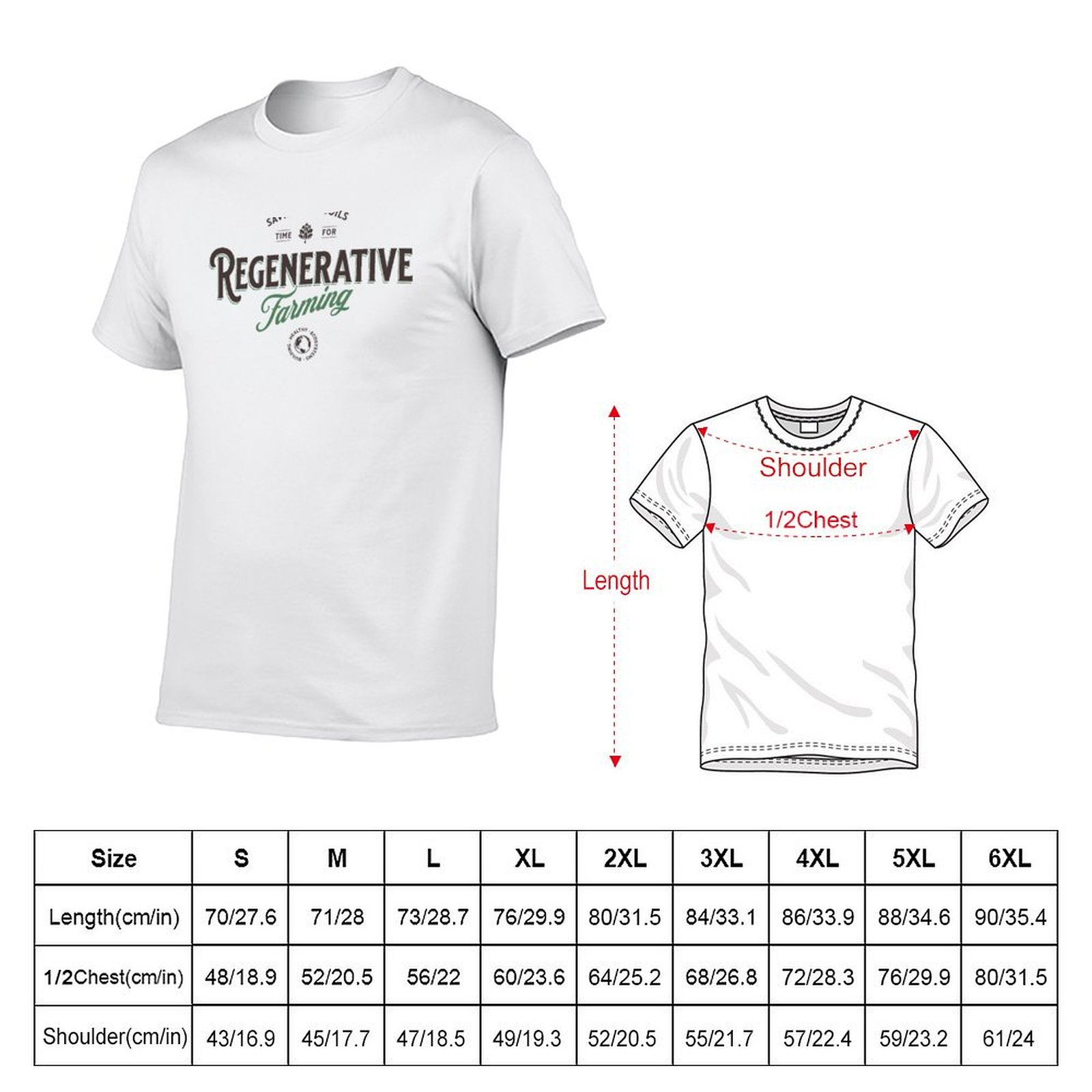 Camiseta de agricultura regene - Regenerative Farming Agriculture reseña y precio