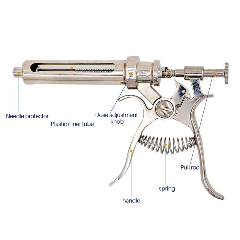 Jeringa veterinaria para anima - Veterinary Syringe Gun reseña y precio