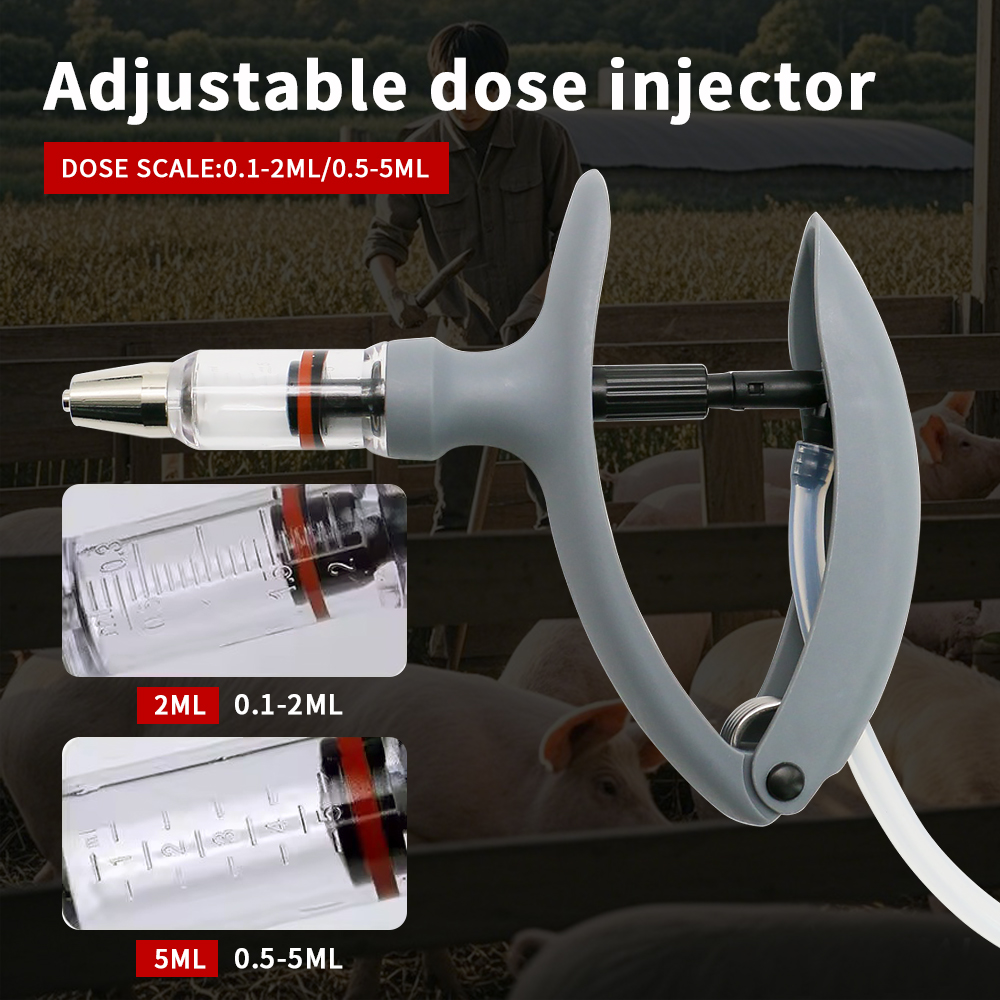 Jeringa continua de animales d - Veterinary Syringe Gun reseña y precio