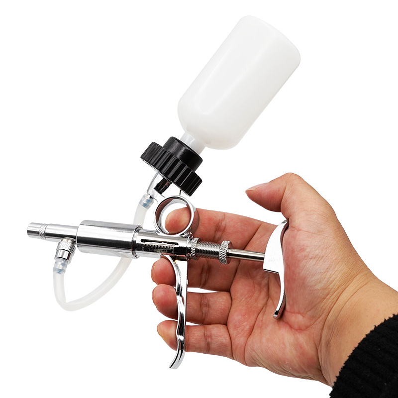 Herramientas de jeringa contin - Veterinary Syringe Gun reseña y precio
