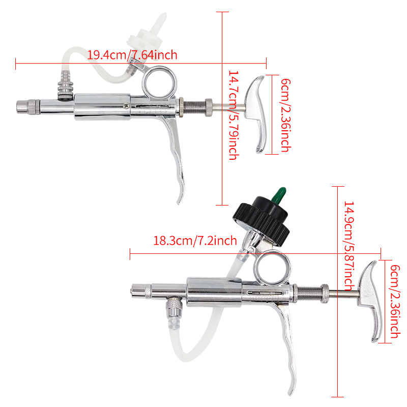 Herramientas de jeringa contin - Veterinary Syringe Gun reseña y precio