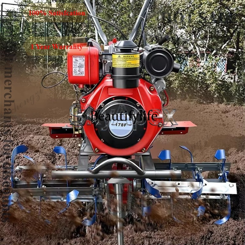 Mini cultivadora rotativa M81  - Farming Agriculture Equipment reseña y precio